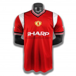 Maglie da Calcio Manchester United Retro Prima Tenuta 1985 Maniche Corte