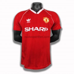 Maglie da Calcio Manchester United Retro Prima Tenuta 1988 Maniche Corte