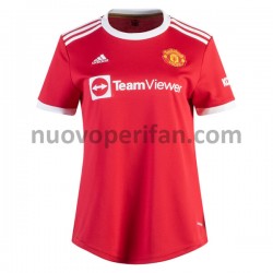 Maglie da Calcio Manchester United Donna Prima Tenuta 2021-2022 Maniche Corte
