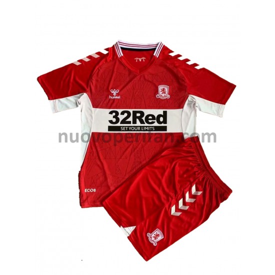 Maglie da Calcio Middlesbrough Bambino Prima Tenuta 2021-2022 Maniche Corte