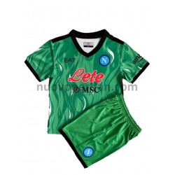 Maglie da Calcio SSC Napoli Portiere Bambino Prima Tenuta 2021-2022 Maniche Corte