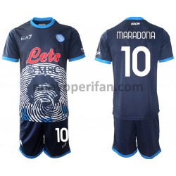 Maglie da Calcio SSC Napoli Diego Maradona 10 Special 2 Bambino Prima Tenuta 2021-2022 Maniche Corte