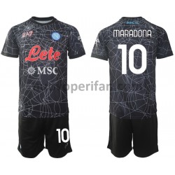 Maglie da Calcio SSC Napoli Diego Maradona 10 Special Bambino Prima Tenuta 2021-2022 Maniche Corte