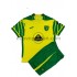 Maglie da Calcio Norwich City Bambino Prima Tenuta 2021-2022 Maniche Corte