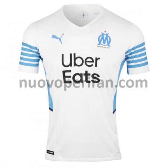 Maglie da Calcio Olympique de Marseille Prima Tenuta 2021-2022 Maniche Corte