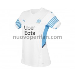 Maglie da Calcio Olympique de Marseille Donna Prima Tenuta 2021-2022 Maniche Corte