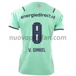 Maglie da Calcio PSV Eindhoven Marco van Ginkel 8 Alternativa Tenuta 2021-2022 Maniche Corte