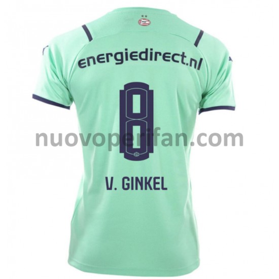 Maglie da Calcio PSV Eindhoven Marco van Ginkel 8 Alternativa Tenuta 2021-2022 Maniche Corte
