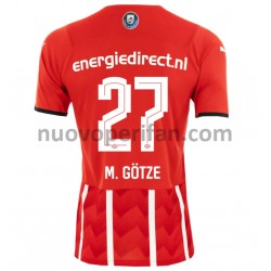 Maglie da Calcio PSV Eindhoven Mario Gotze 27 Prima Tenuta 2021-2022 Maniche Corte
