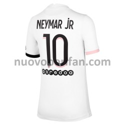 Maglie da Calcio Paris Saint-Germain Neymar Jr 10 Trasferta Tenuta 2021-2022 Maniche Corte
