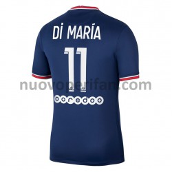 Maglie da Calcio Paris Saint-Germain Angel Di Maria 11 Prima Tenuta 2021-2022 Maniche Corte