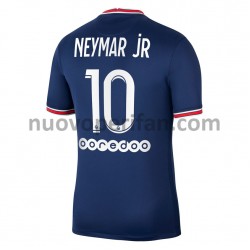 Maglie da Calcio Paris Saint-Germain Neymar Jr 10 Prima Tenuta 2021-2022 Maniche Corte