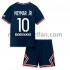 Maglie da Calcio Paris Saint-Germain Neymar Jr 10 Bambino Prima Tenuta 2021-2022 Maniche Corte