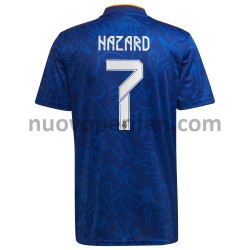 Maglie da Calcio Real Madrid Eden Hazard 7 Trasferta Tenuta 2021-2022 Maniche Corte