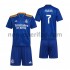 Maglie da Calcio Real Madrid Eden Hazard 7 Bambino Trasferta Tenuta 2021-2022 Maniche Corte