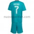 Maglie da Calcio Real Madrid Eden Hazard 7 Bambino Alternativa Tenuta 2021-2022 Maniche Corte