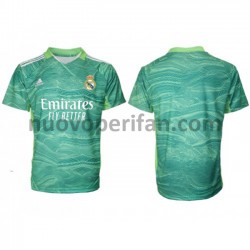 Maglie da Calcio Real Madrid Portiere Alternativa Tenuta 2021-2022 Maniche Corte