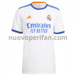 Maglie da Calcio Real Madrid Prima Tenuta 2021-2022 Maniche Corte