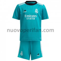 Maglie da Calcio Real Madrid Bambino Alternativa Tenuta 2021-2022 Maniche Corte
