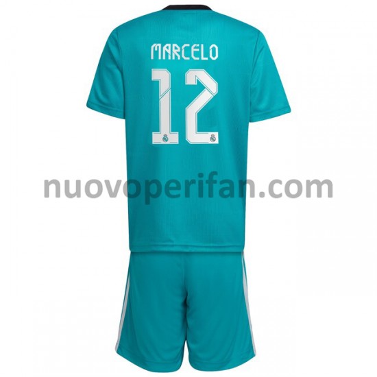 Maglie da Calcio Real Madrid Marcelo 12 Alternativa Tenuta 2021-2022 Maniche Corte