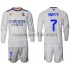 Maglie da Calcio Real Madrid Mbappé 7 Bambino Prima Tenuta 2021-2022 Maniche Lunghe