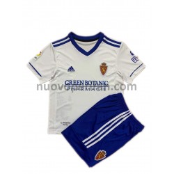 Maglie da Calcio Real Zaragoza Bambino Prima Tenuta 2021-2022 Maniche Corte