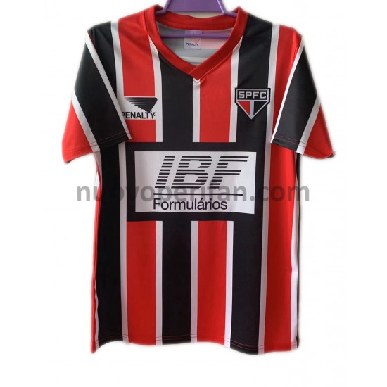Maglie da Calcio São Paulo Retro Trasferta Tenuta 1991 Maniche Corte