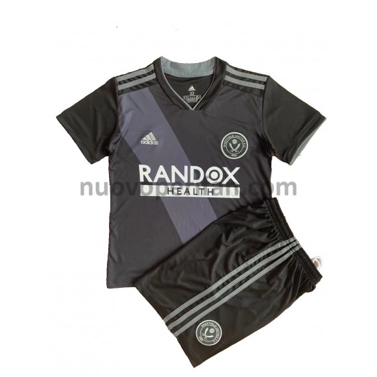 Maglie da Calcio Sheffield United Bambino Trasferta Tenuta 2021-2022 Maniche Corte