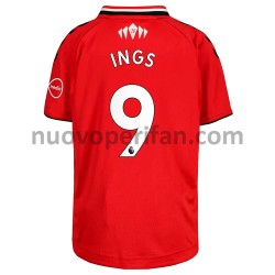 Maglie da Calcio Southampton Danny Ings 9 Prima Tenuta 2021-2022 Maniche Corte