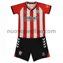 Maglie da Calcio Southampton Bambino Prima Tenuta 2021-2022 Maniche Corte