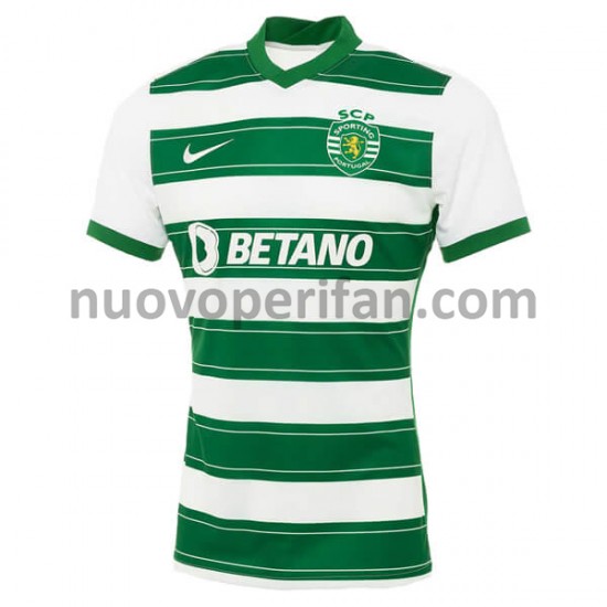 Maglie da Calcio Sporting CP Prima Tenuta 2021-2022 Maniche Corte