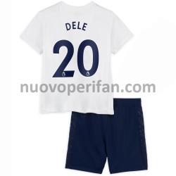 Maglie da Calcio Tottenham Hotspur Dele Alli 20 Bambino Prima Tenuta 2021-2022 Maniche Corte