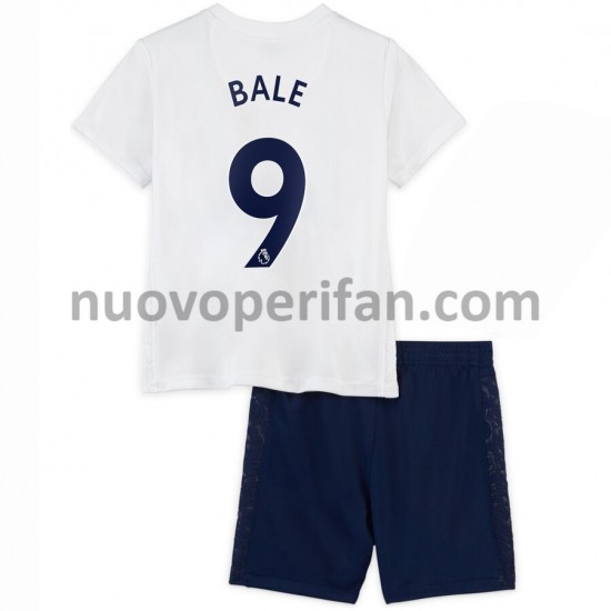 Maglie da Calcio Tottenham Hotspur Gareth Bale 9 Bambino Prima Tenuta 2021-2022 Maniche Corte