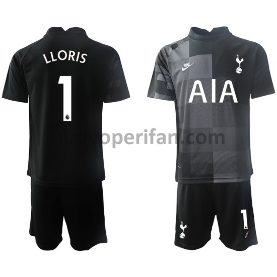 Maglie da Calcio Tottenham Hotspur Hugo Lloris 1 Portiere Bambino Trasferta Tenuta 2021-2022 Maniche Corte