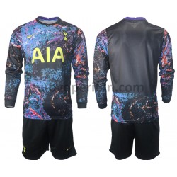 Maglie da Calcio Tottenham Hotspur Bambino Trasferta Tenuta 2021-2022 Maniche Lunghe