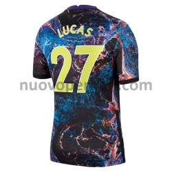 Maglie da Calcio Tottenham Hotspur Lucas Moura 27 Trasferta Tenuta 2021-2022 Maniche Corte
