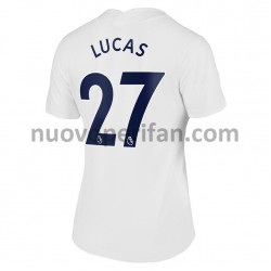 Maglie da Calcio Tottenham Hotspur Lucas Moura 27 Donna Prima Tenuta 2021-2022 Maniche Corte