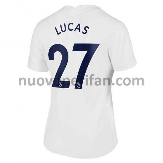 Maglie da Calcio Tottenham Hotspur Lucas Moura 27 Donna Prima Tenuta 2021-2022 Maniche Corte