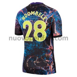 Maglie da Calcio Tottenham Hotspur Tanguy Ndombele 28 Trasferta Tenuta 2021-2022 Maniche Corte