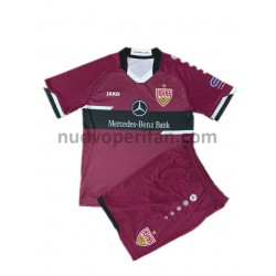 Maglie da Calcio VfB Stuttgart Portiere Bambino Prima Tenuta 2021-2022 Maniche Corte