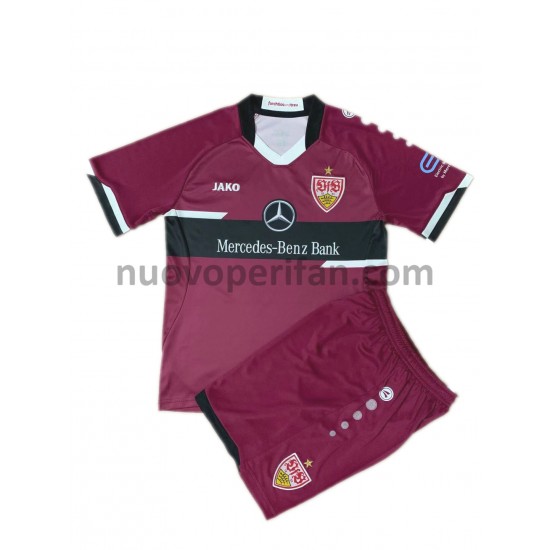 Maglie da Calcio VfB Stuttgart Portiere Bambino Prima Tenuta 2021-2022 Maniche Corte