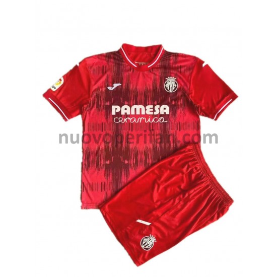 Maglie da Calcio Villarreal CF Bambino Trasferta Tenuta 2021-2022 Maniche Corte