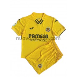 Maglie da Calcio Villarreal CF Bambino Prima Tenuta 2021-2022 Maniche Corte