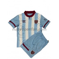 Maglie da Calcio West Ham United Bambino Trasferta Tenuta 2021-2022 Maniche Corte