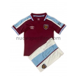 Maglie da Calcio West Ham United Bambino Prima Tenuta 2021-2022 Maniche Corte