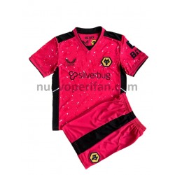 Maglie da Calcio Wolverhampton Wanderers Portiere Bambino Trasferta Tenuta 2021-2022 Maniche Corte