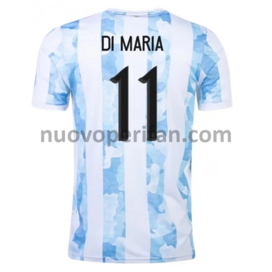 Maglie da Calcio Argentina Di Maria 11 Prima Tenuta 2021 Maniche Corte