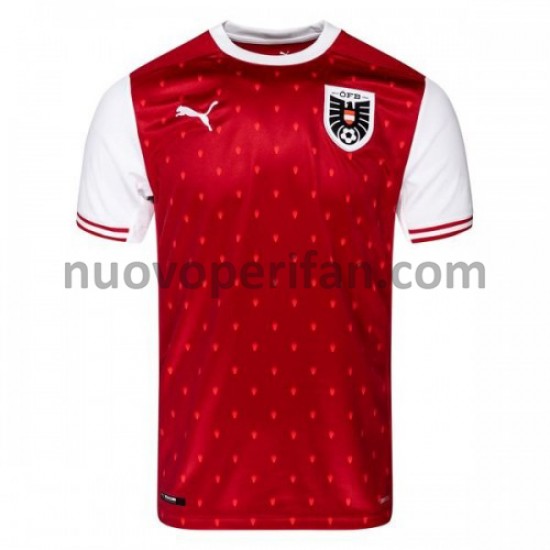 Maglie da Calcio Austria Prima Tenuta 2021-2022 Maniche Corte