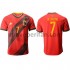 Maglie da Calcio Belgio De Bruyne 7 Prima Tenuta Euro 2020 Maniche Corte