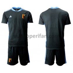 Maglie da Calcio Belgio Portiere Bambino Prima Tenuta Euro 2020 Maniche Corte